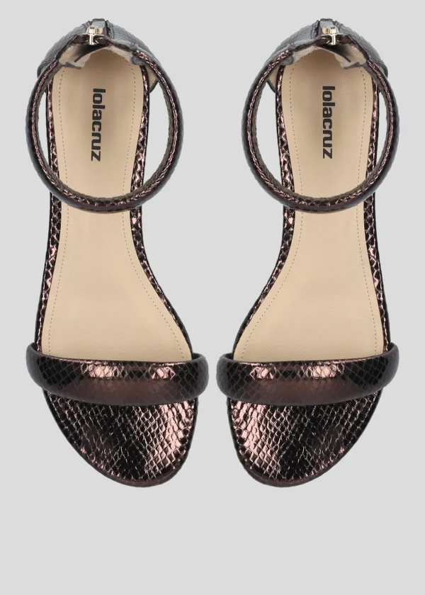 Lola Cruz Sandalia Plana-AMY FLAT