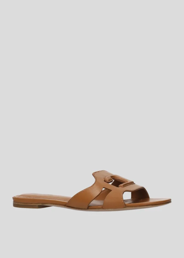 Lola Cruz Sandalia Plana-CUIRINE FLAT
