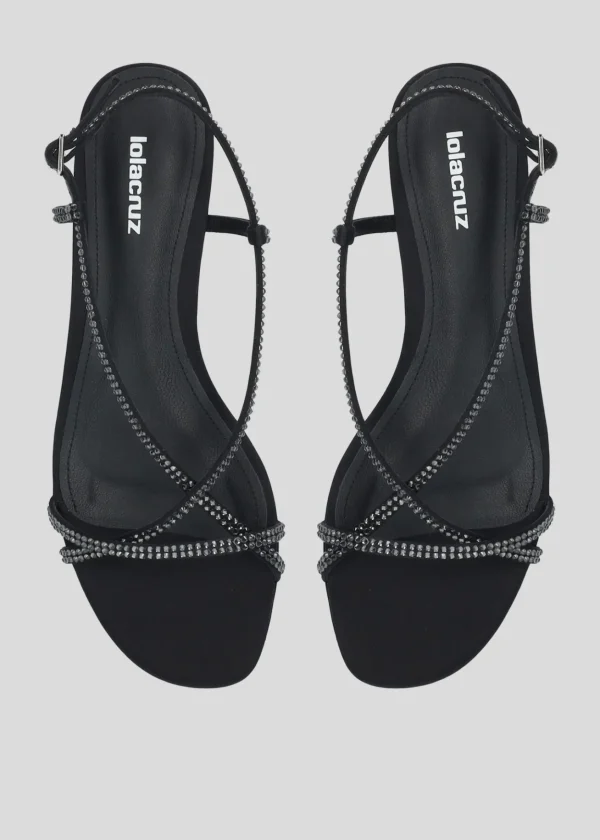 Lola Cruz Sandalia Plana-LIBERTY FLATS