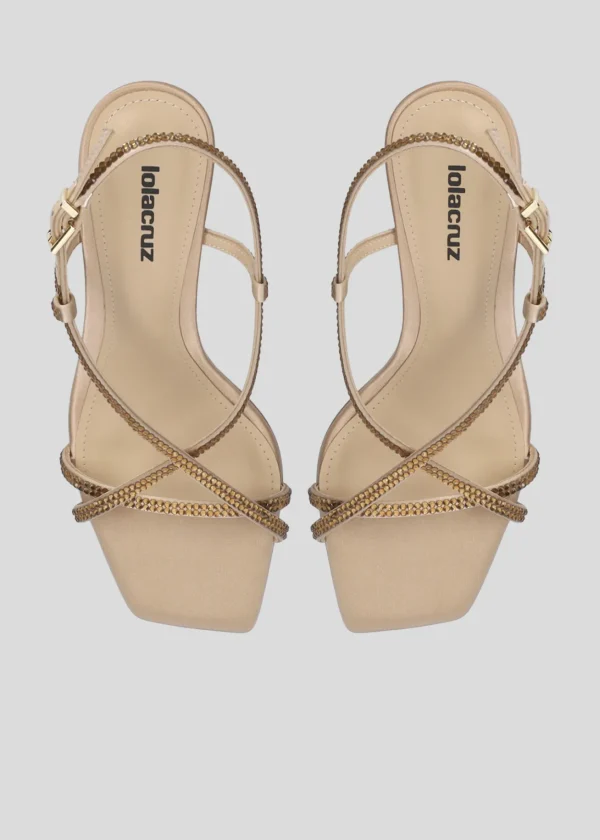 Lola Cruz Sandalias Tacon-LIBERTY HEEL SANDALS 85