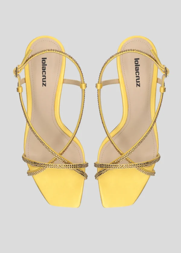 Lola Cruz Sandalias Tacon-LIBERTY HEEL SANDALS 55