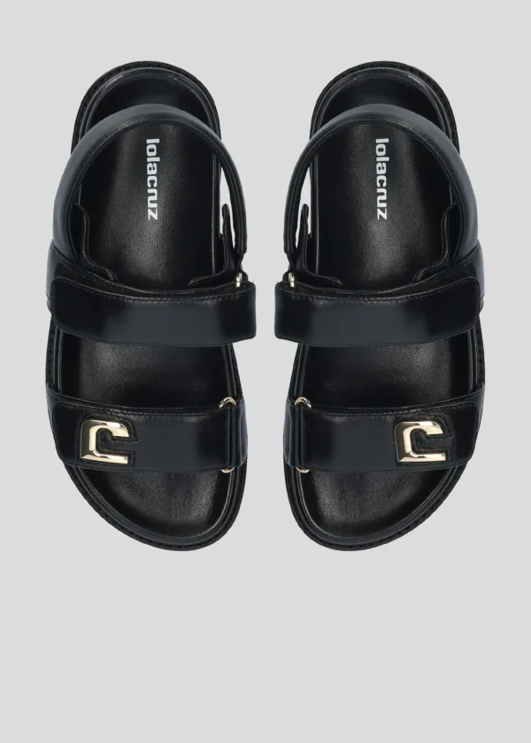 Lola Cruz Sandalia Plana-LOLA FLATS