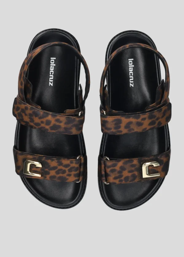 Lola Cruz Sandalia Plana-LOLA FLATS