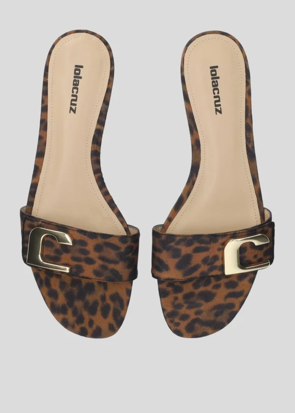 Lola Cruz Sandalia Plana-LOLA FLATS