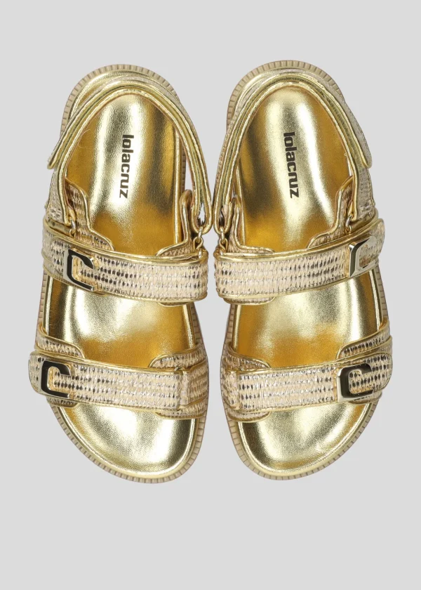 Lola Cruz Sandalia Plana-LOLA SANDALS