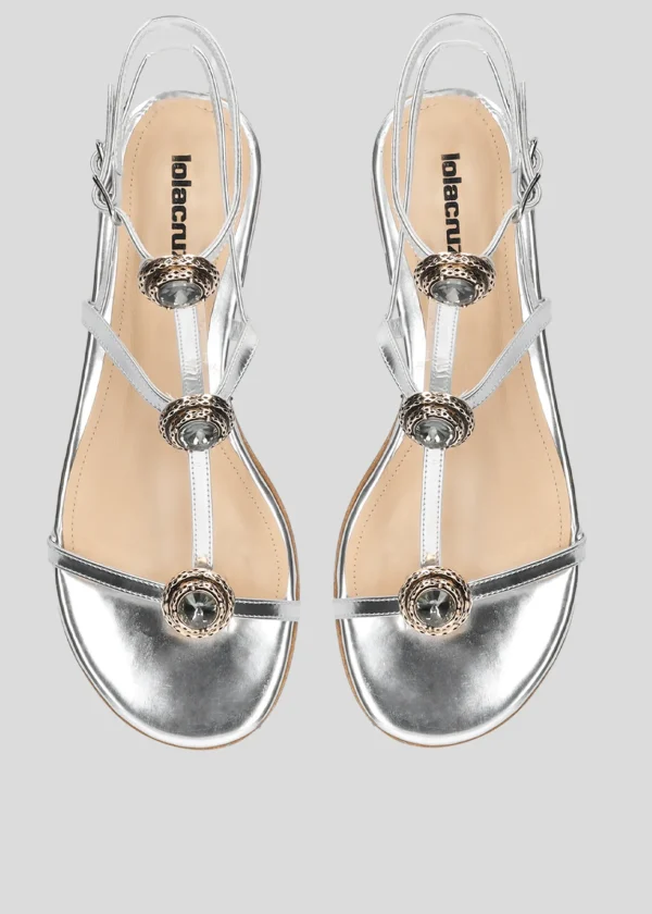 Lola Cruz Sandalia Plana-LYA FLAT