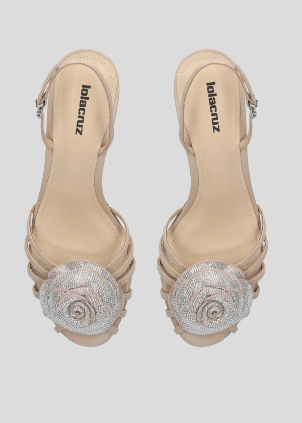 Lola Cruz Sandalias Tacon-ROSE SANDAL 65