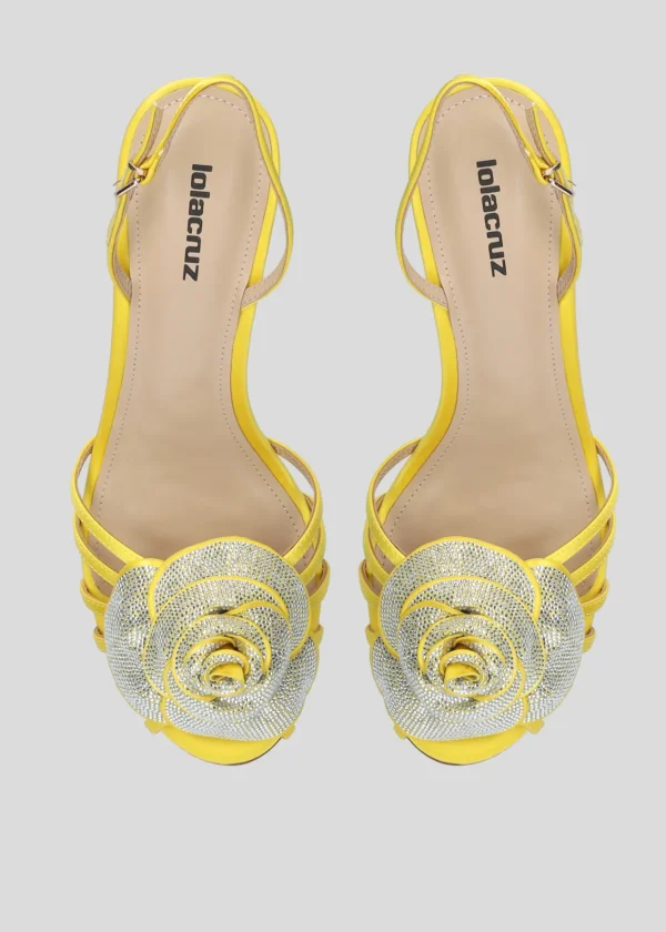 Lola Cruz Sandalias Tacon-ROSE SANDAL 65