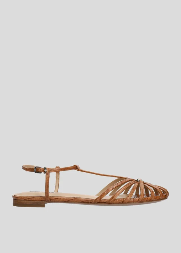 Lola Cruz Sandalia Plana-TANGO FLATS