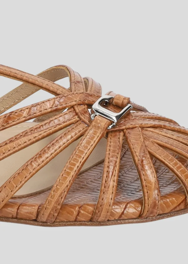 Lola Cruz Sandalia Plana-TANGO FLATS