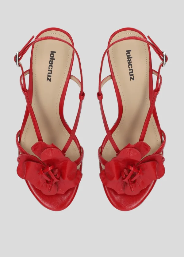 Lola Cruz Sandalias Tacon-TULIPA HEEL SANDALS 65